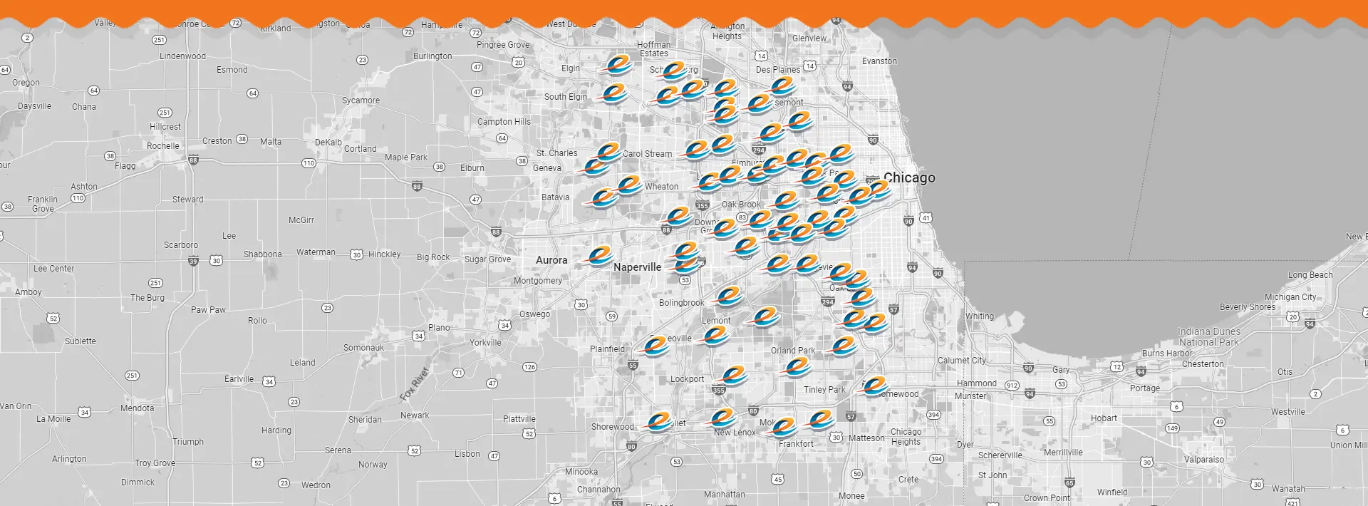 service areas map